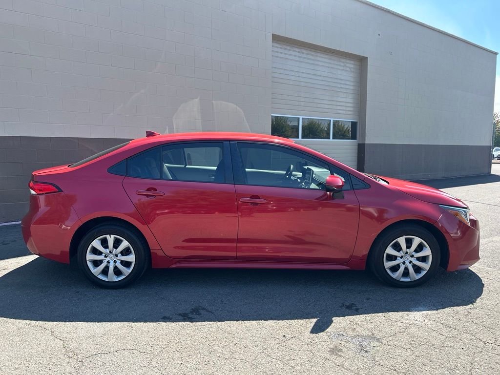 Used 2021 Red Toyota LE image 3