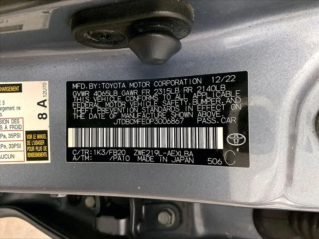 Certified Used 2023 Gray Toyota LE image 39