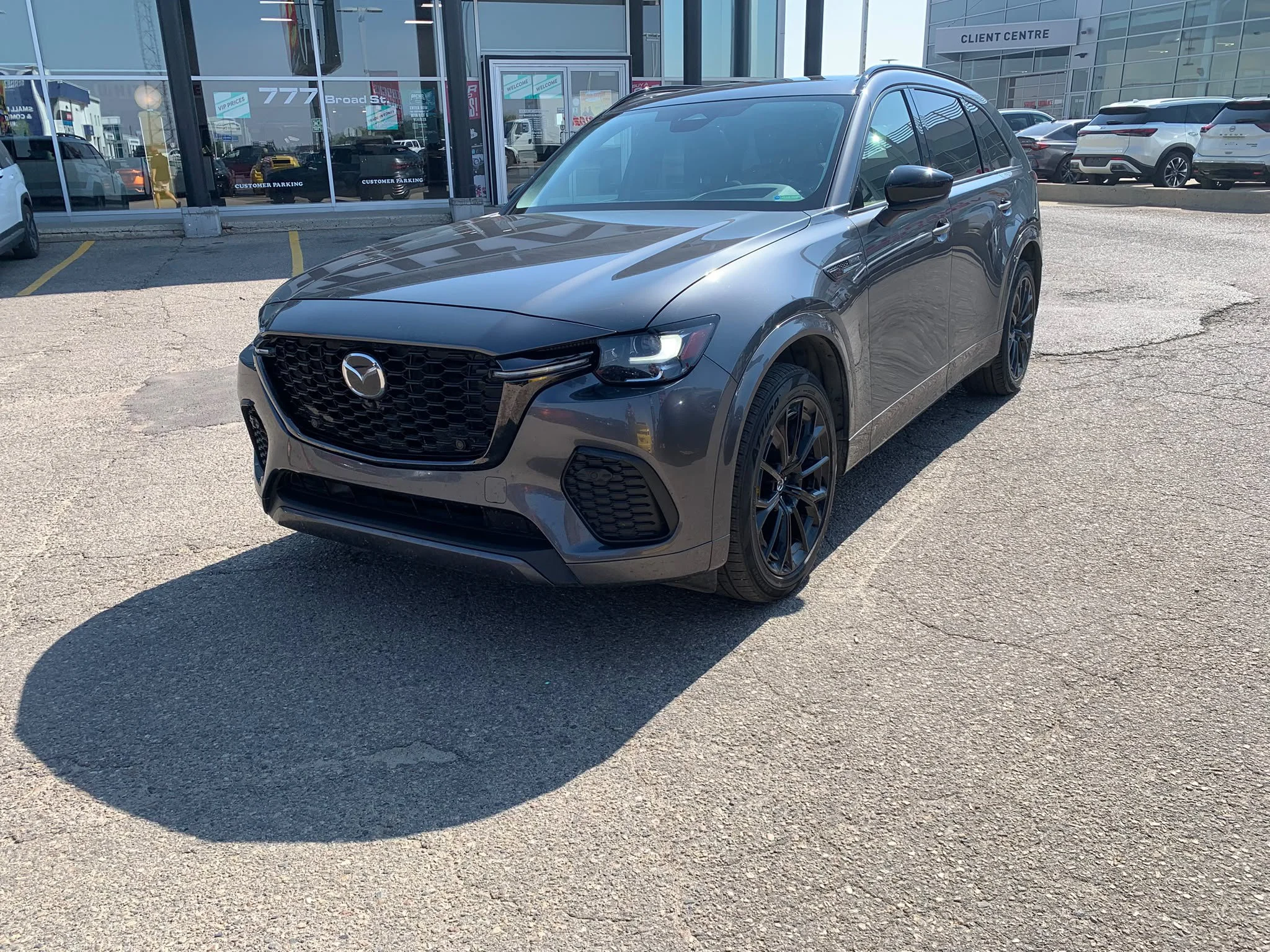 Certified Used 2025 Machine Grey Metallic Mazda GT AWD*Adaptive Cruise | Nav | 360 Cam | Htd Leather | Pano Roof | Htd Wheel | Bose Audio image 3