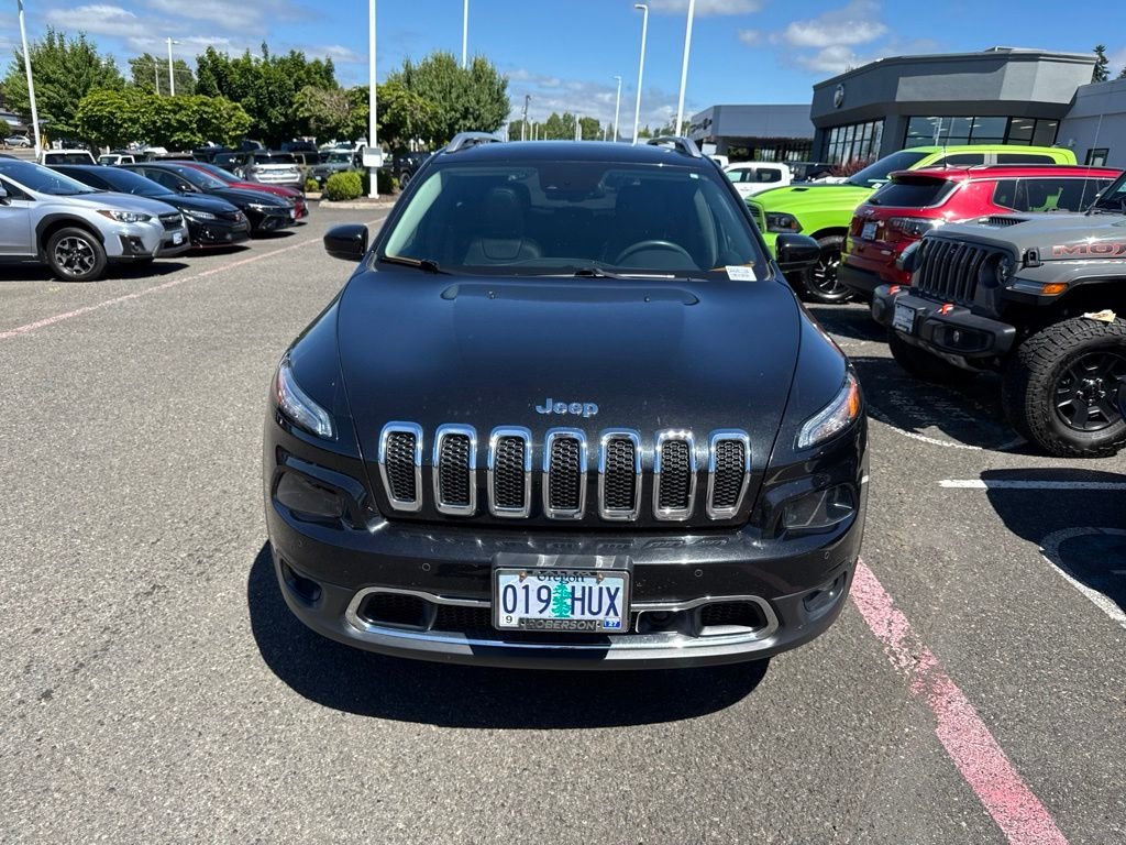 Used 2015 Black Jeep Limited image 3