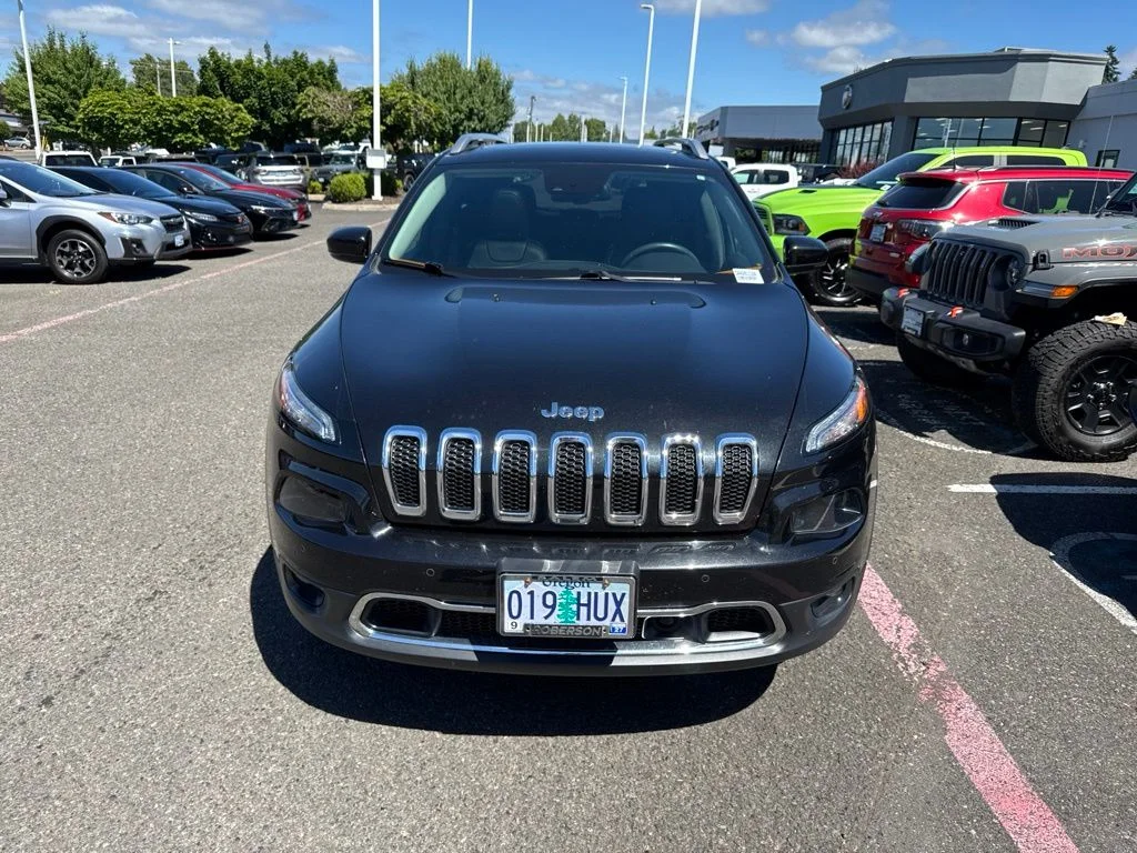 Used 2015 Black Jeep Limited image 3