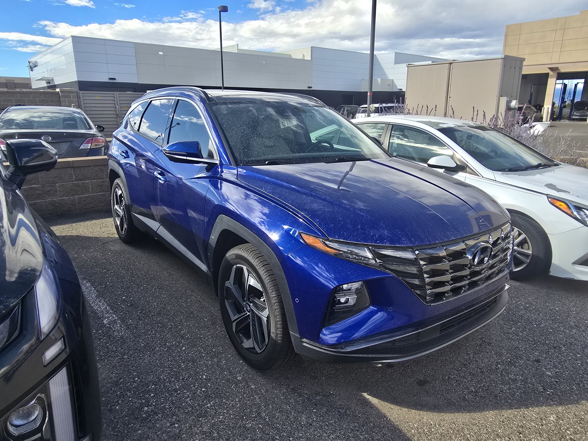 Used 2022 Intense Blue Hyundai Limited image 18