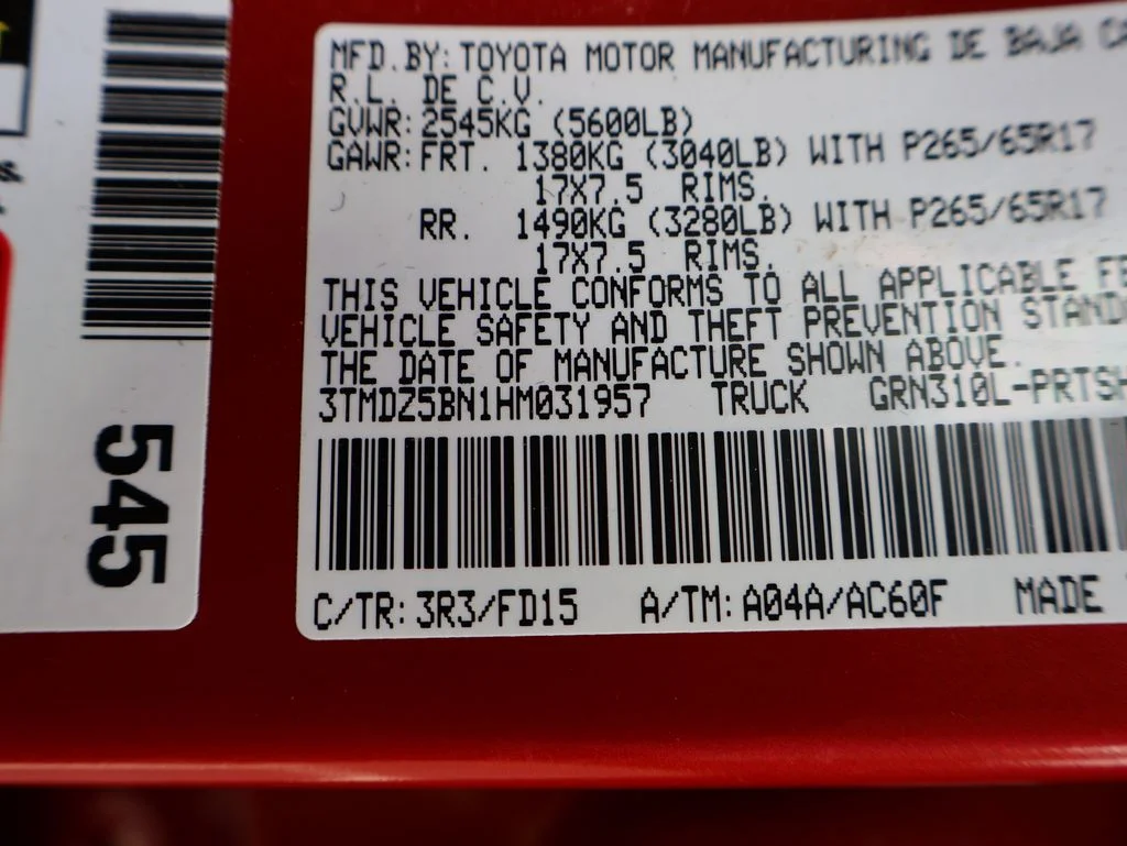 Used 2017 Red Toyota TRD Sport image 43