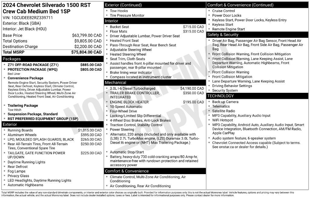 2024 Chevrolet Silverado 1500