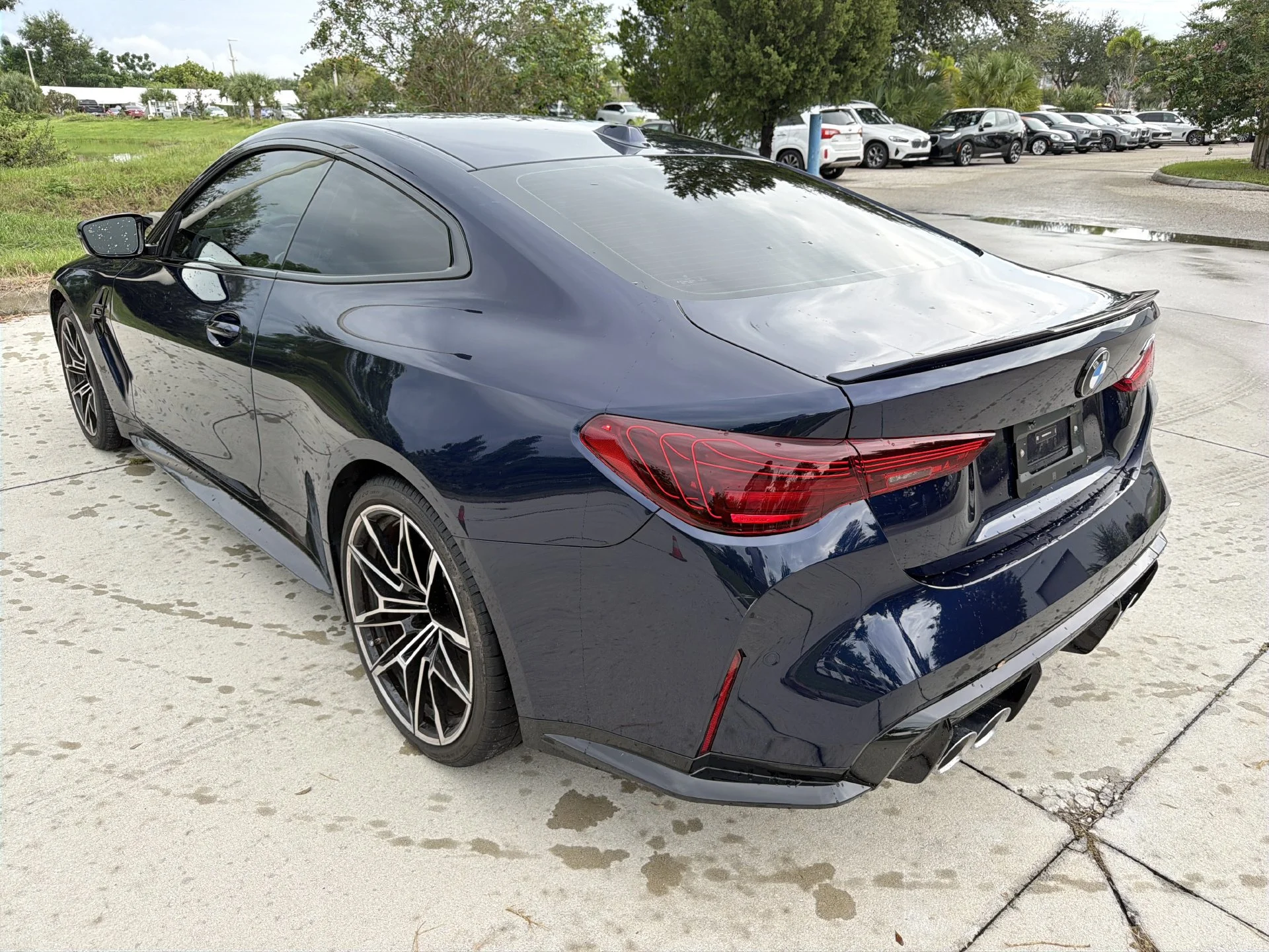 Used 2025 Tanzanite Blue II Metallic BMW Competition image 7