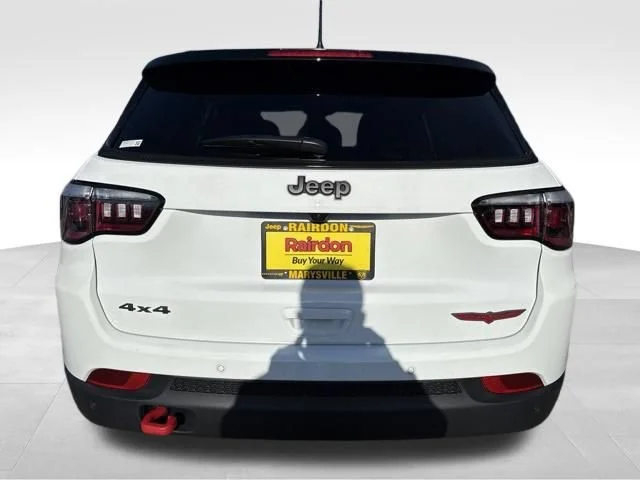 New 2026 Bright White Clearcoat Jeep Trailhawk image 6
