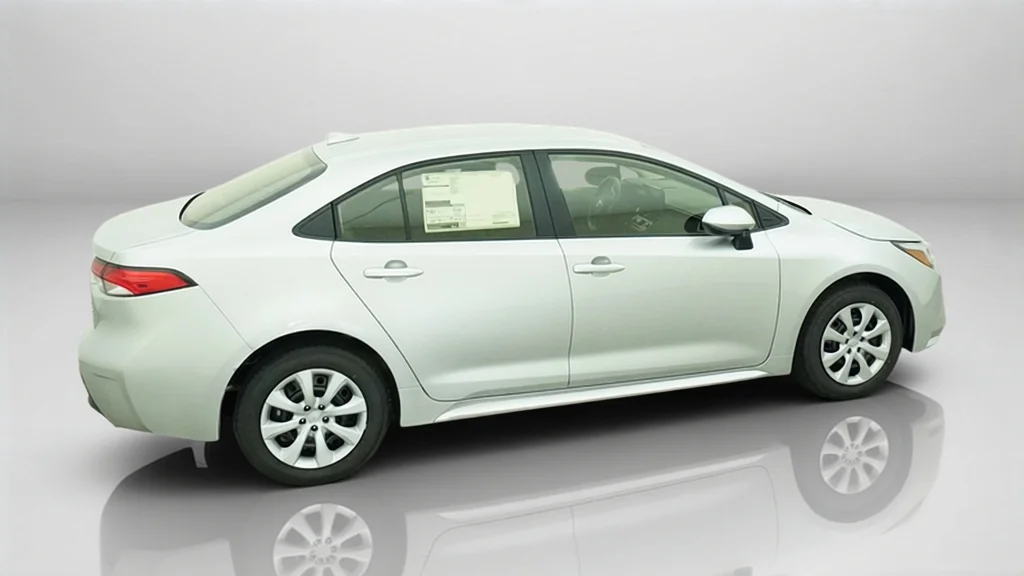 New 2027 Classic Silver Metallic Toyota Hybrid LE image 8