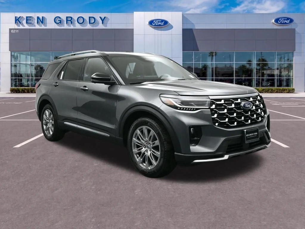 New 2026 Carbonized Gray Metallic Ford Platinum image 1