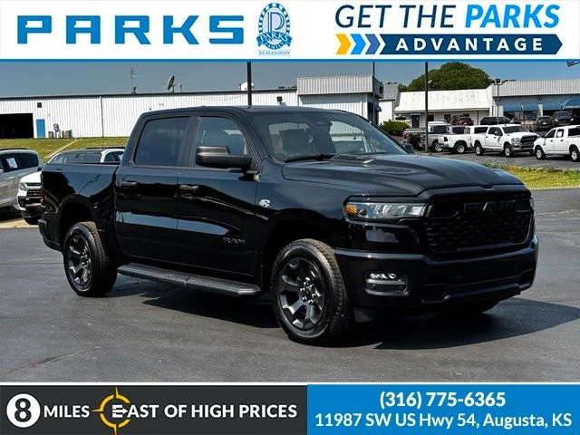 New 2026 Diamond Black Crystal Pearlcoat RAM Express image 1