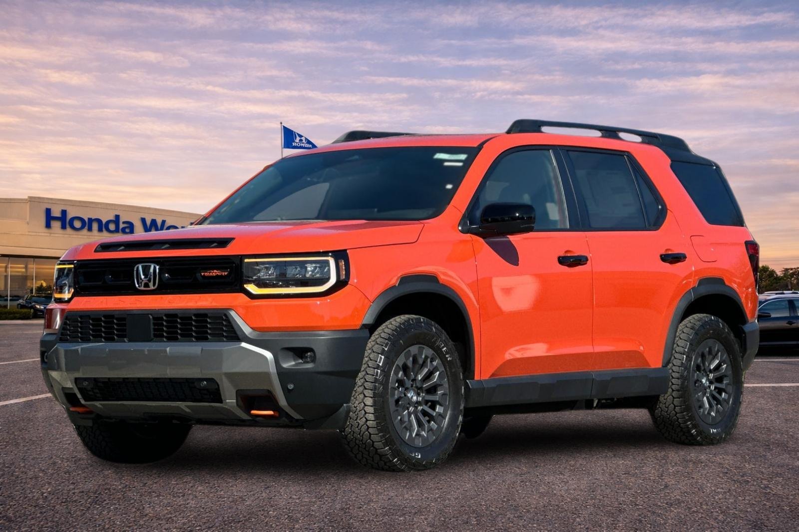 New 2026 Sunset Orange Honda TrailSport image 8