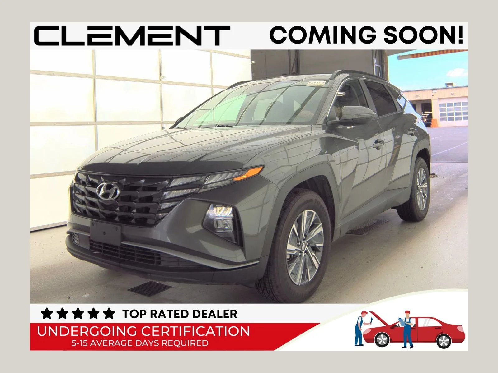 Used 2023 Gray Hyundai Blue image 1