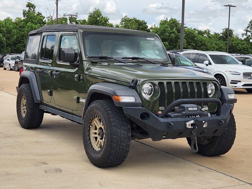 Used 2020 Sarge Green Clearcoat Jeep Sport image 3