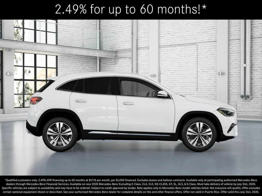 New 2026 Polar White Mercedes-Benz GLA 250 image 2