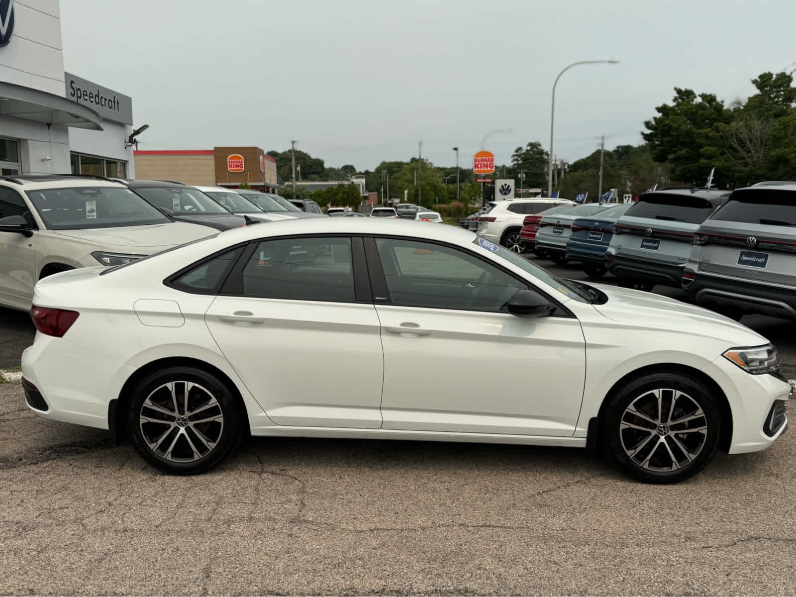 Used 2024 Pure White Volkswagen Sport image 8