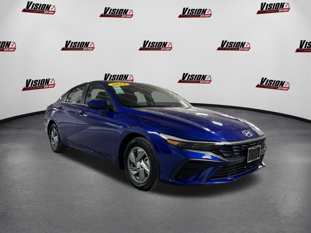 Certified Used 2024 Blue Hyundai SE image 3