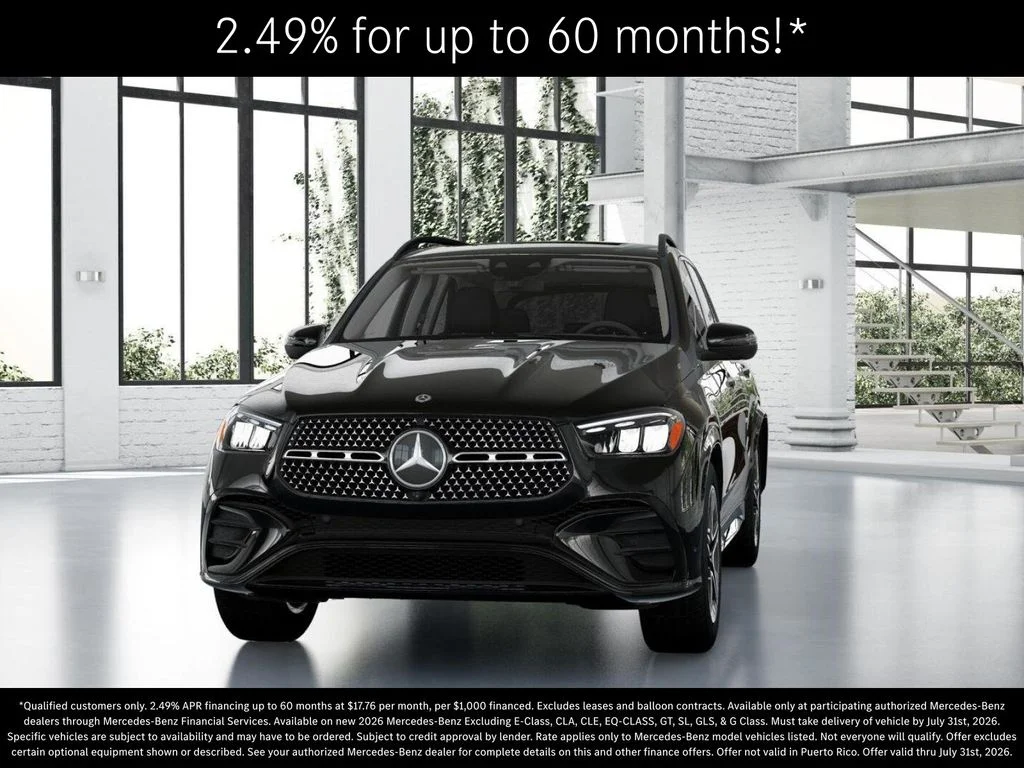 New 2026 Obsidian Black Metallic Mercedes-Benz GLE 350 image 42