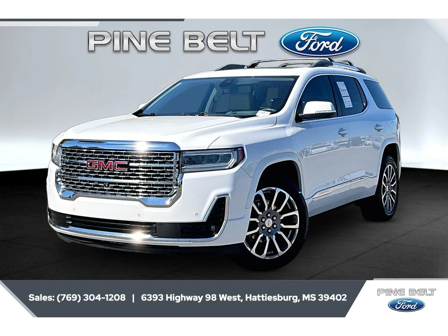 Certified Used 2021 White Frost Tricoat GMC Denali image 10