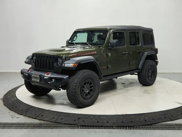 Used 2022 Green Jeep Unlimited Rubicon image 4