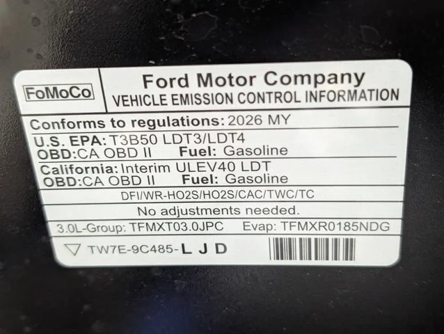 New 2026 Agate Black Metallic Ford ST image 59