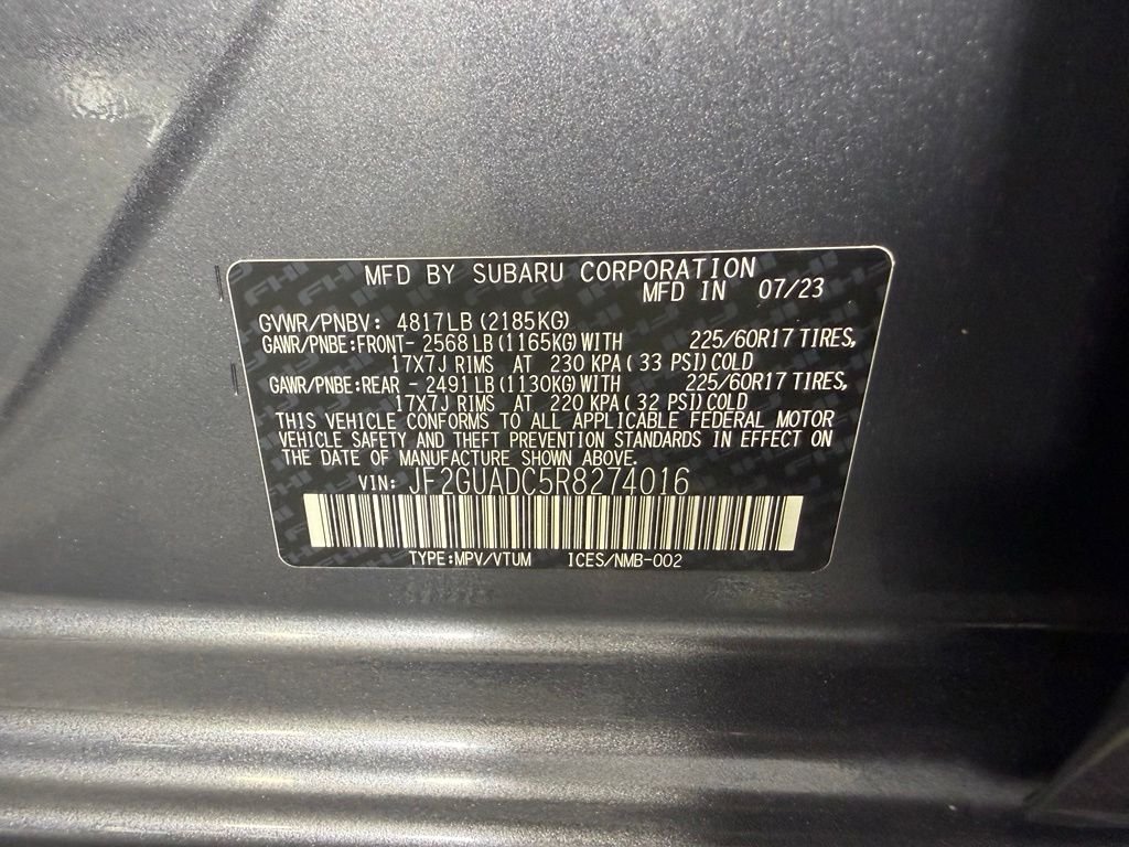 Certified Used 2024 Gray Subaru Premium image 23