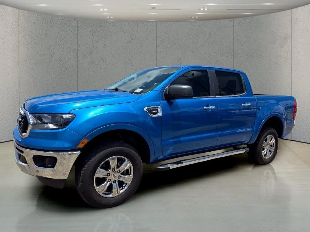 Used 2021 Blue Ford XLT image 9