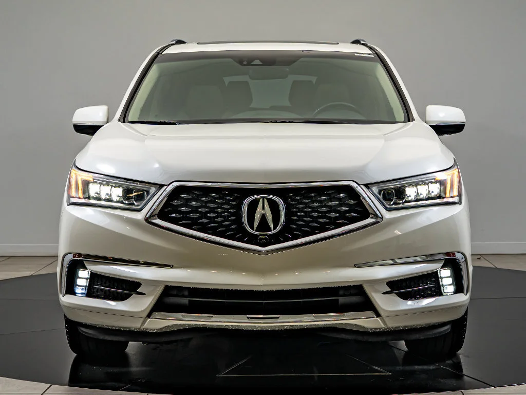 Used 2019 White Diamond Pearl Acura 3.5L Advance Package image 2