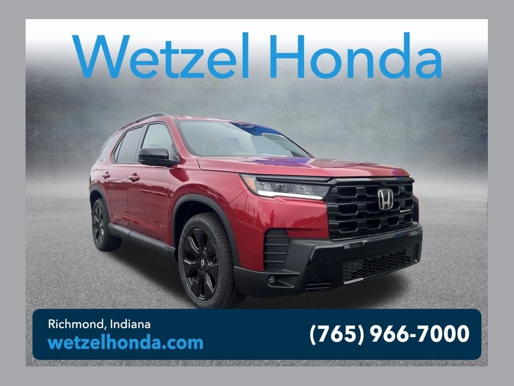 New 2026 Radiant Red Metallic II Honda Black Edition image 1