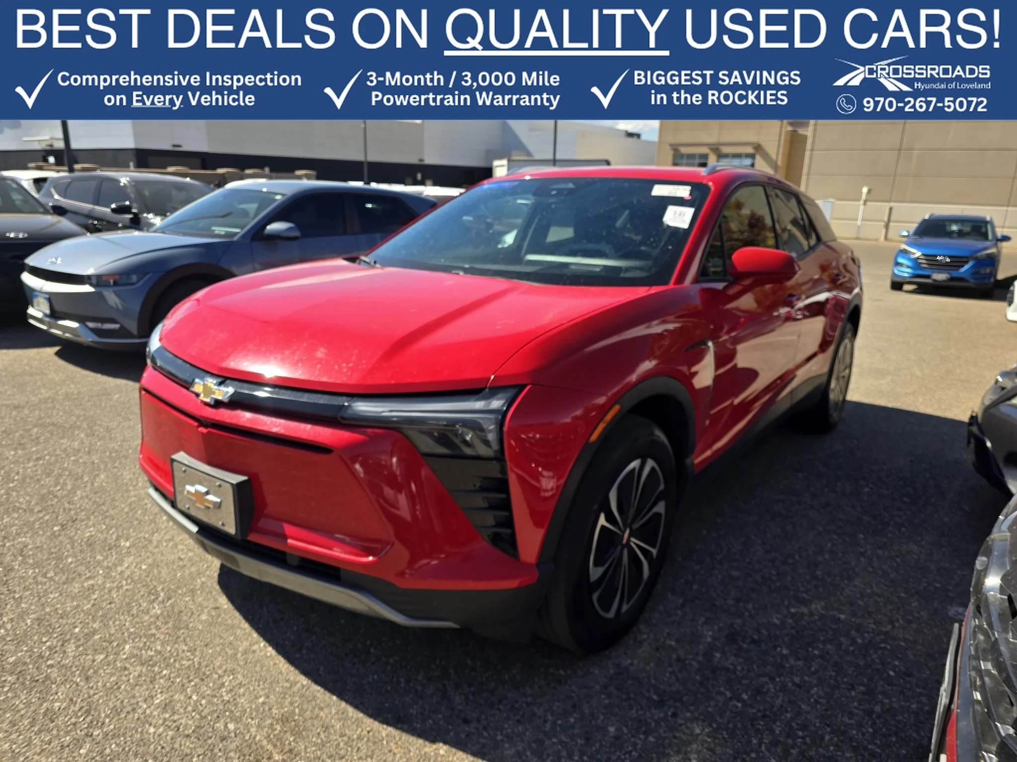 Used 2024 Red Hot Chevrolet eAWD LT image 1