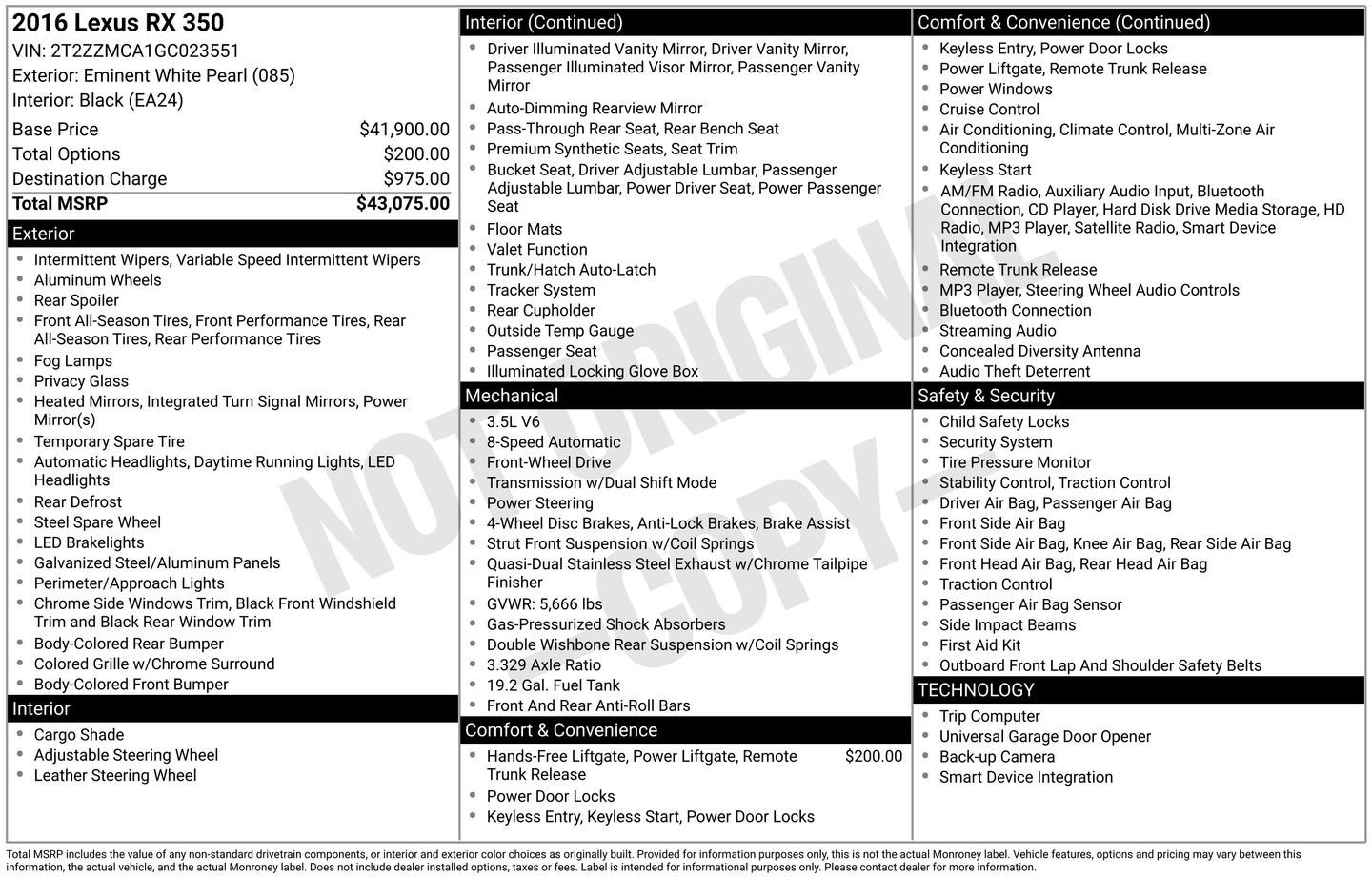 2016 Lexus RX 350 - Photo 27