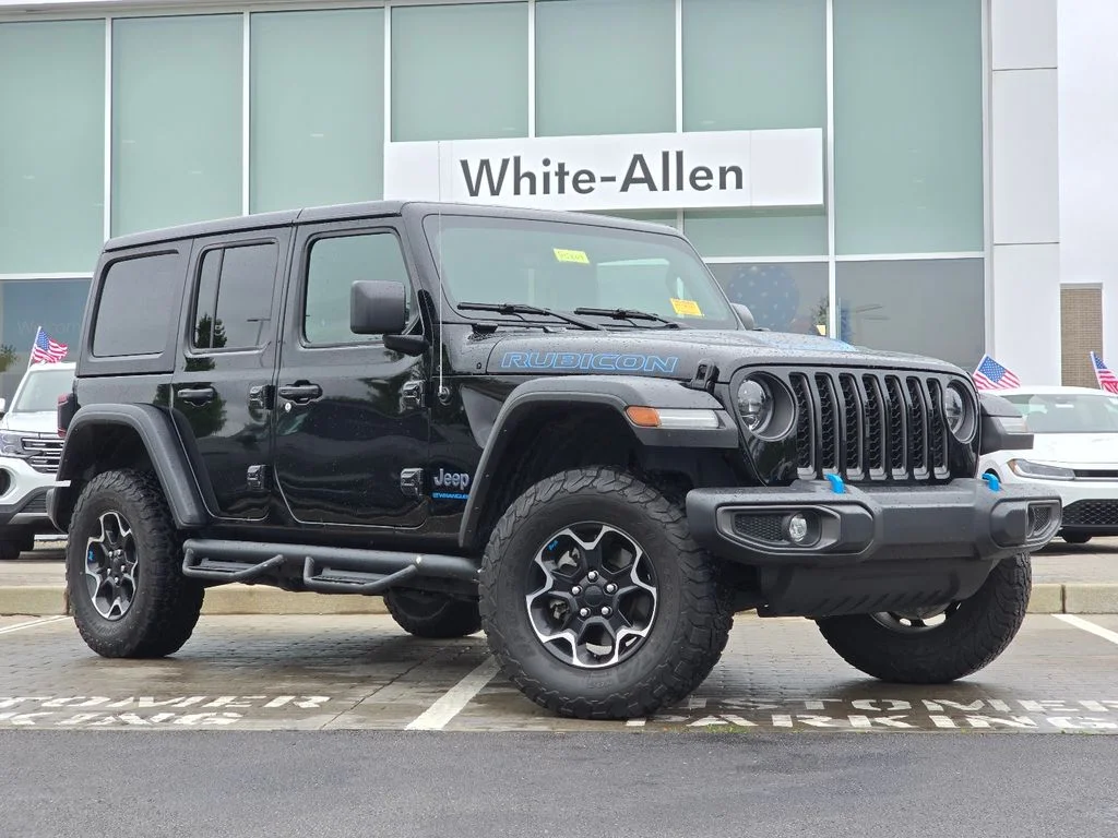 Used 2023 Black Jeep Rubicon 4xe image 2