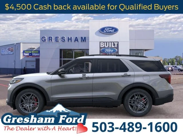 New 2026 Carbonized Gray Metallic Ford ST-Line image 3