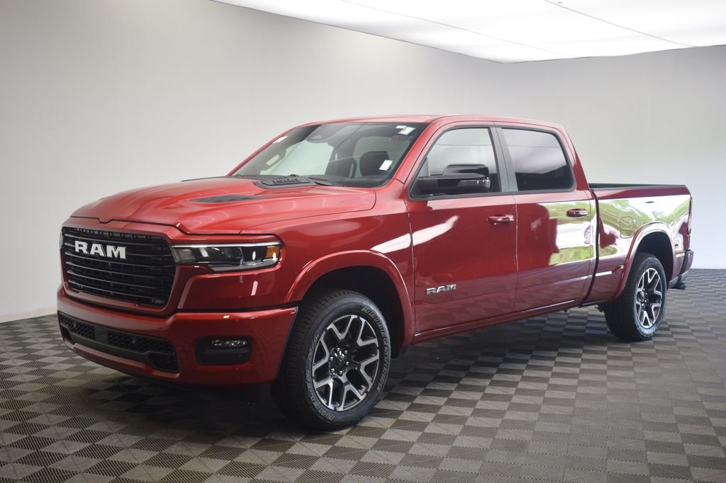 New 2026 Molten Red Pearl-Coat Exterior Paint RAM Laramie image 13
