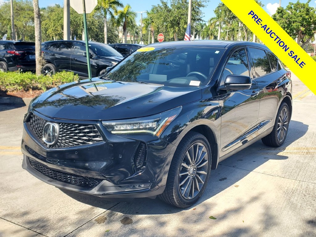 Used 2024 Black Acura A-Spec Advance Package image 3
