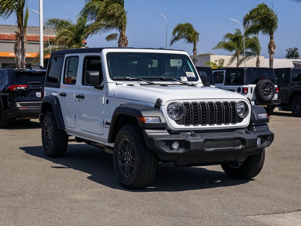 New 2026 Bright White Clear-Coat Exterior Paint Jeep Sport image 1