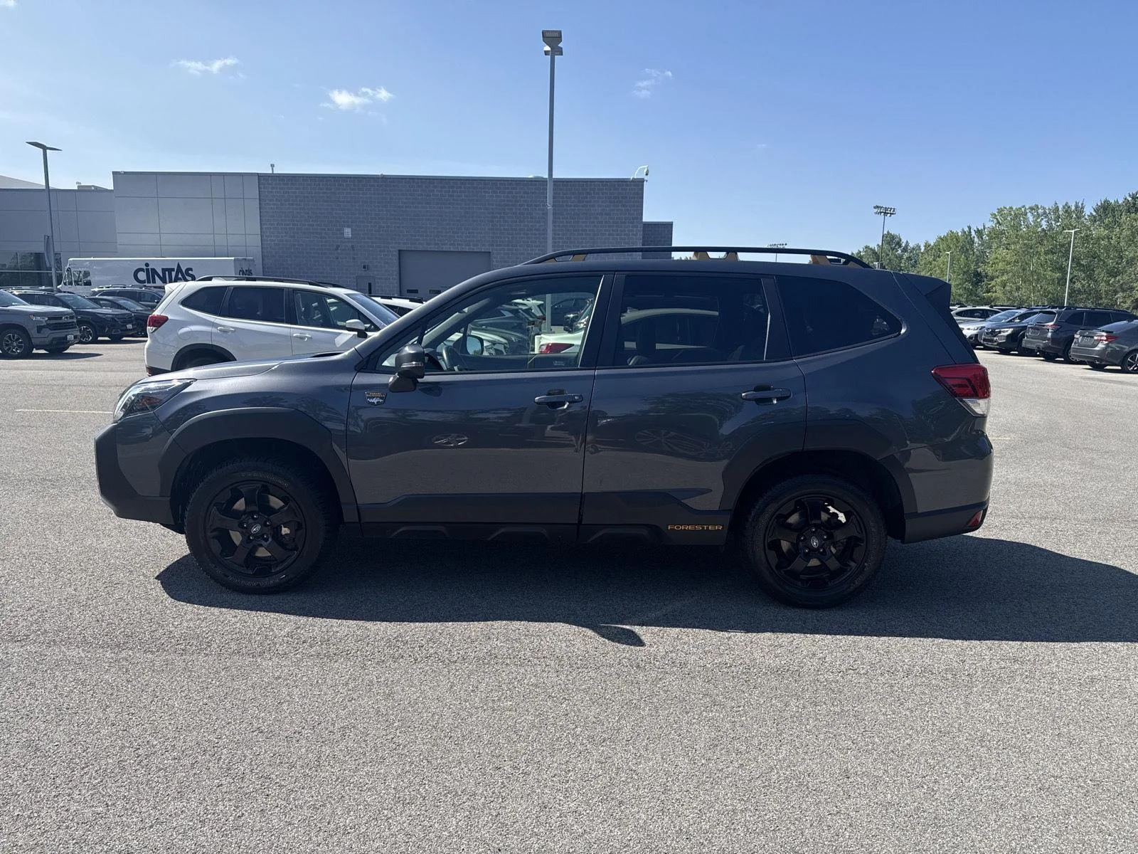 Used 2024 Magnetite Gray Metallic Subaru Wilderness image 4