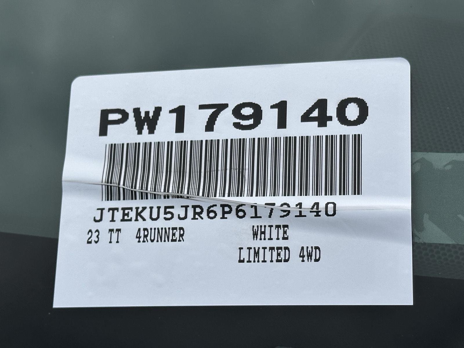 Used 2023 Blizzard Pearl Toyota Limited image 15