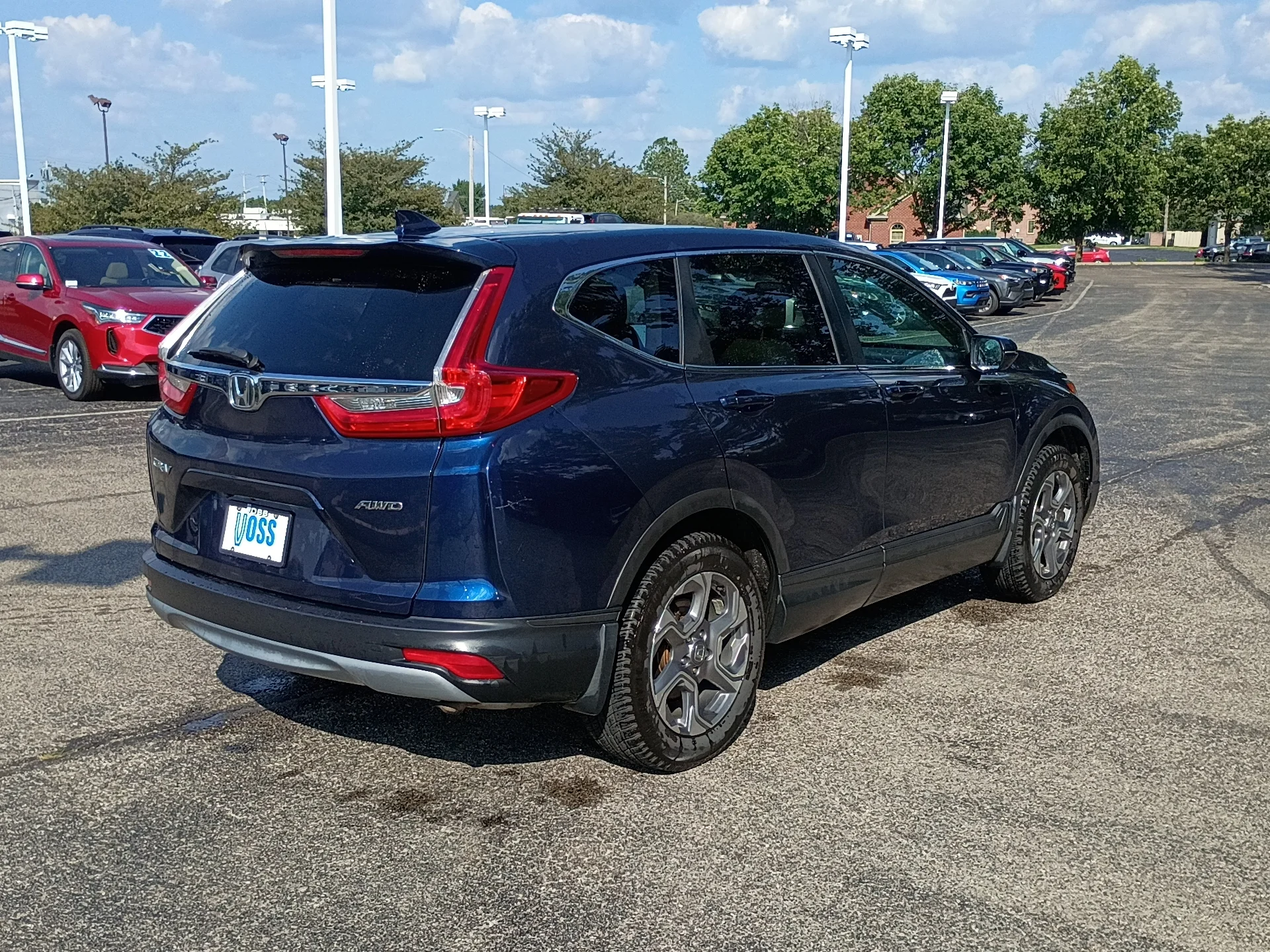 Certified Used 2018 Obsidian Blue Pearl Honda EX-L image 4