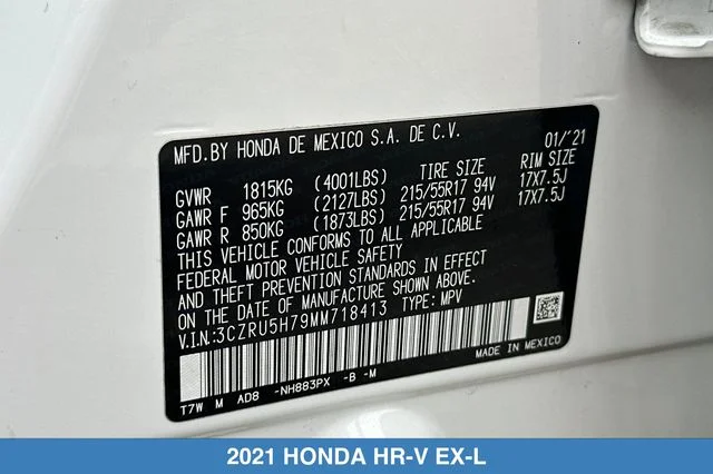 2021 Honda HR-V EX-L - Photo 32