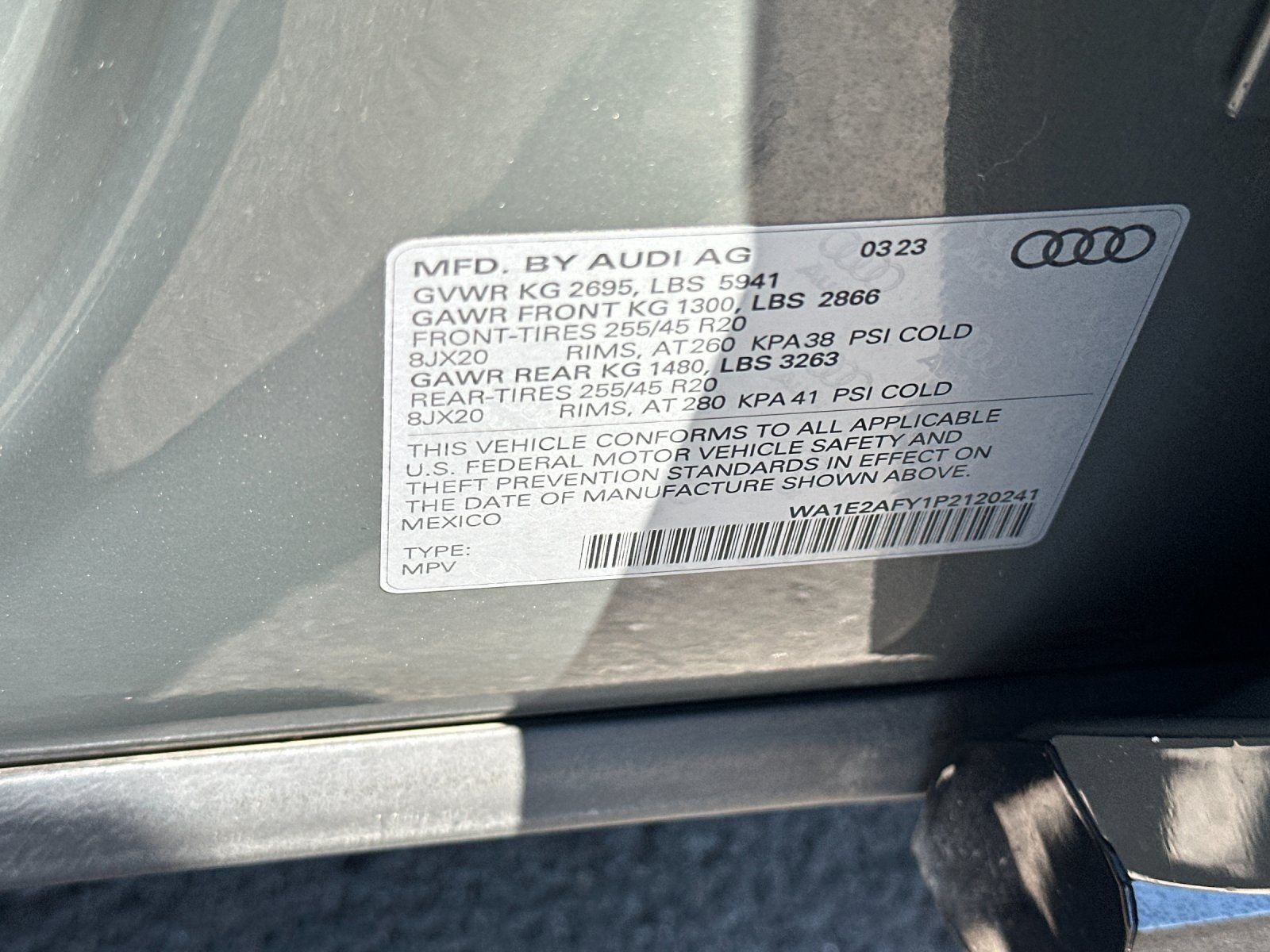 Used 2023 Gray Audi 55 Premium image 36