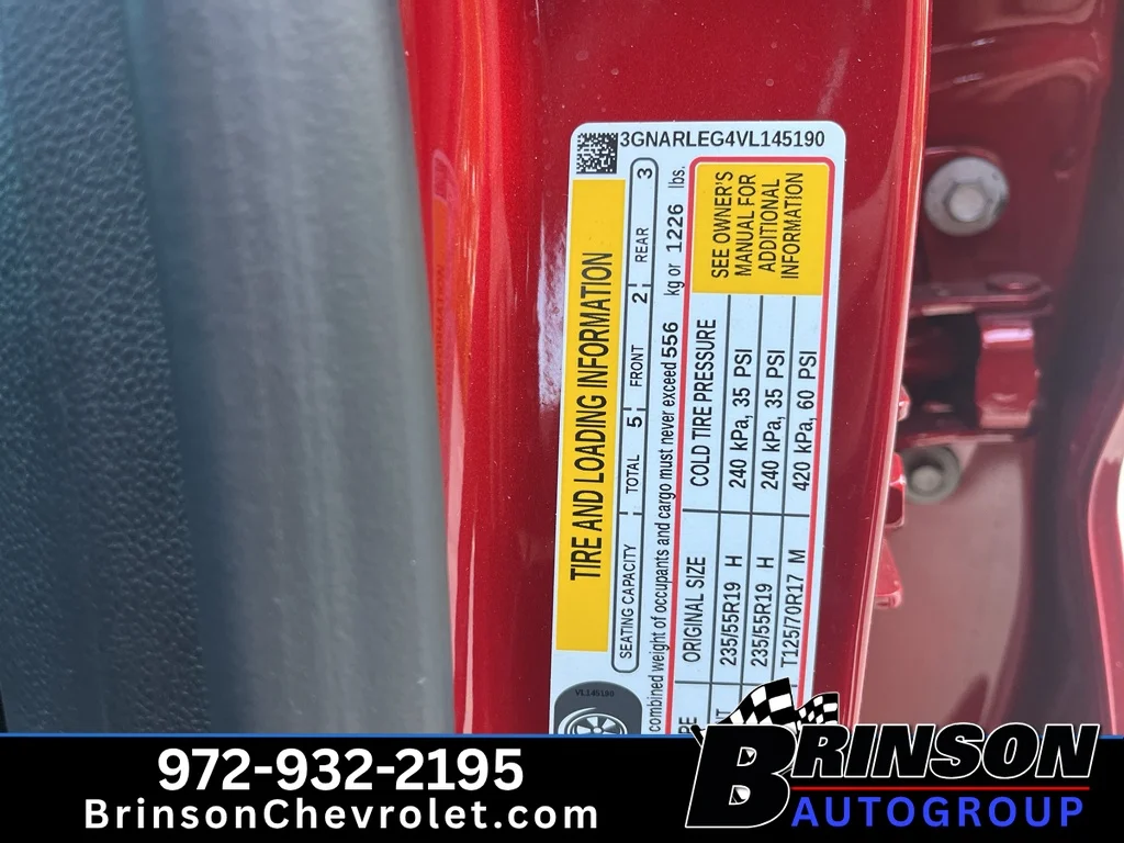 New 2027 Radiant Red Tintcoat Chevrolet RS image 14