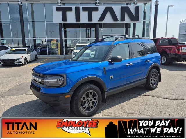 2022 Ford Bronco Sport Big Bend 4x4*Htd Seats | Remote Start | Lane Keep Assist | CarPlay | Park Assist | Blind Spot Detect
