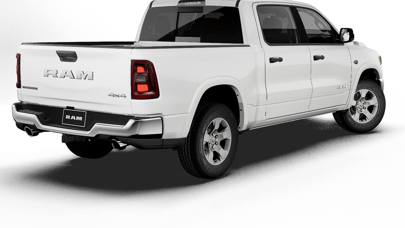 New 2027 Bright White Clear-Coat Exterior Paint RAM BIG HORN image 14