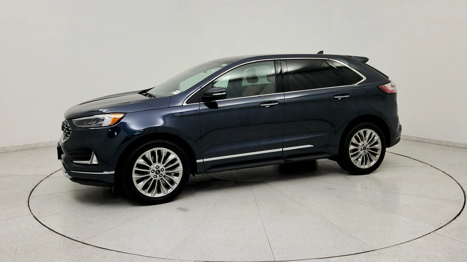 Used 2024 Blue Ford Titanium image 3