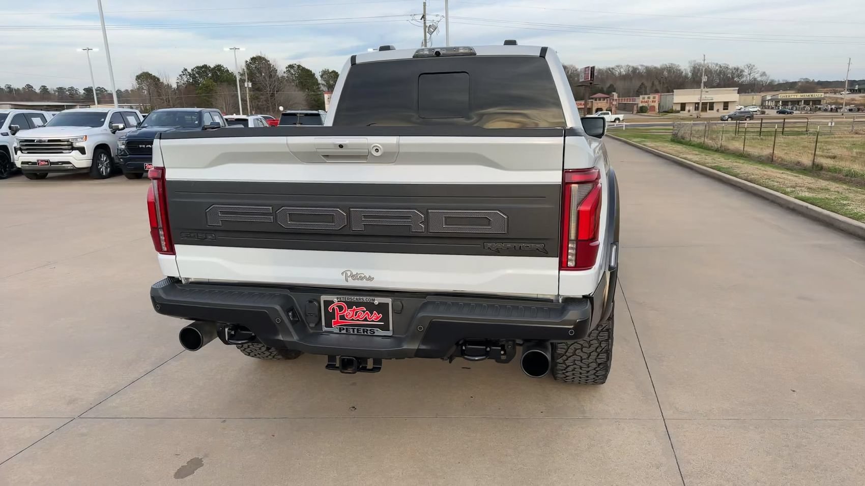 Used 2025 White Metallic Ford Raptor image 8
