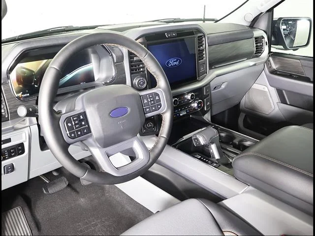 Used 2025 Star White Metallic Tri-Coat Ford Lariat image 6