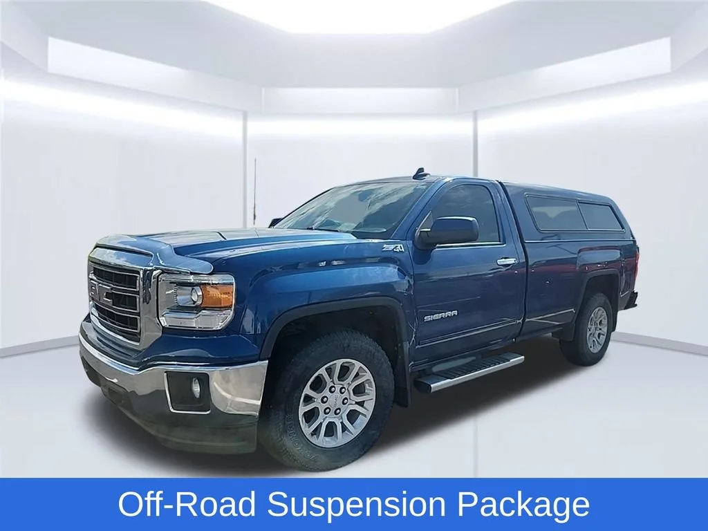 Used 2015 STONE BLUE METALLIC GMC SLE image 9