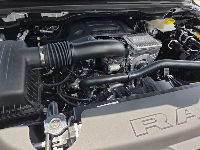New 2026 Bright White Clear-Coat Exterior Paint RAM Laramie image 19