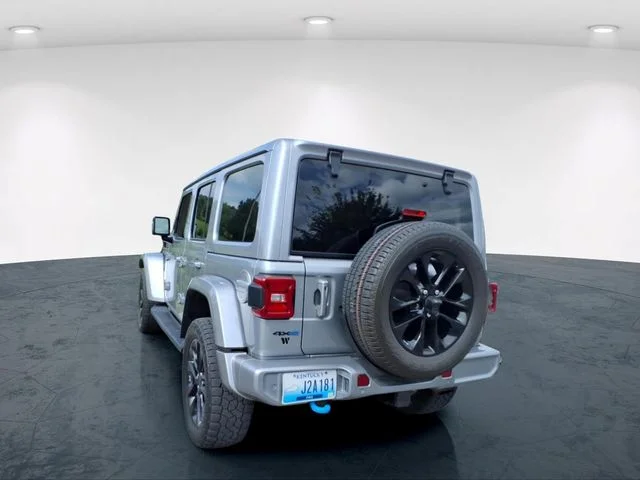 Used 2021 Silver Jeep Unlimited Sahara 4xe image 19