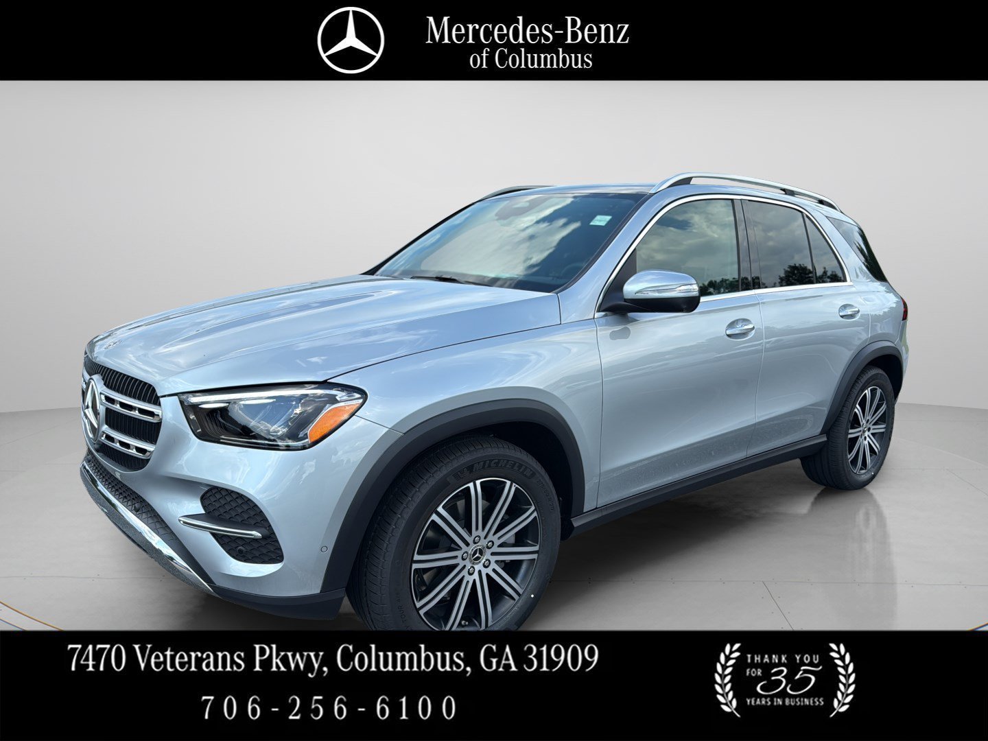 New 2026 Cirrus Silver Metallic Mercedes-Benz GLE 350 image 1