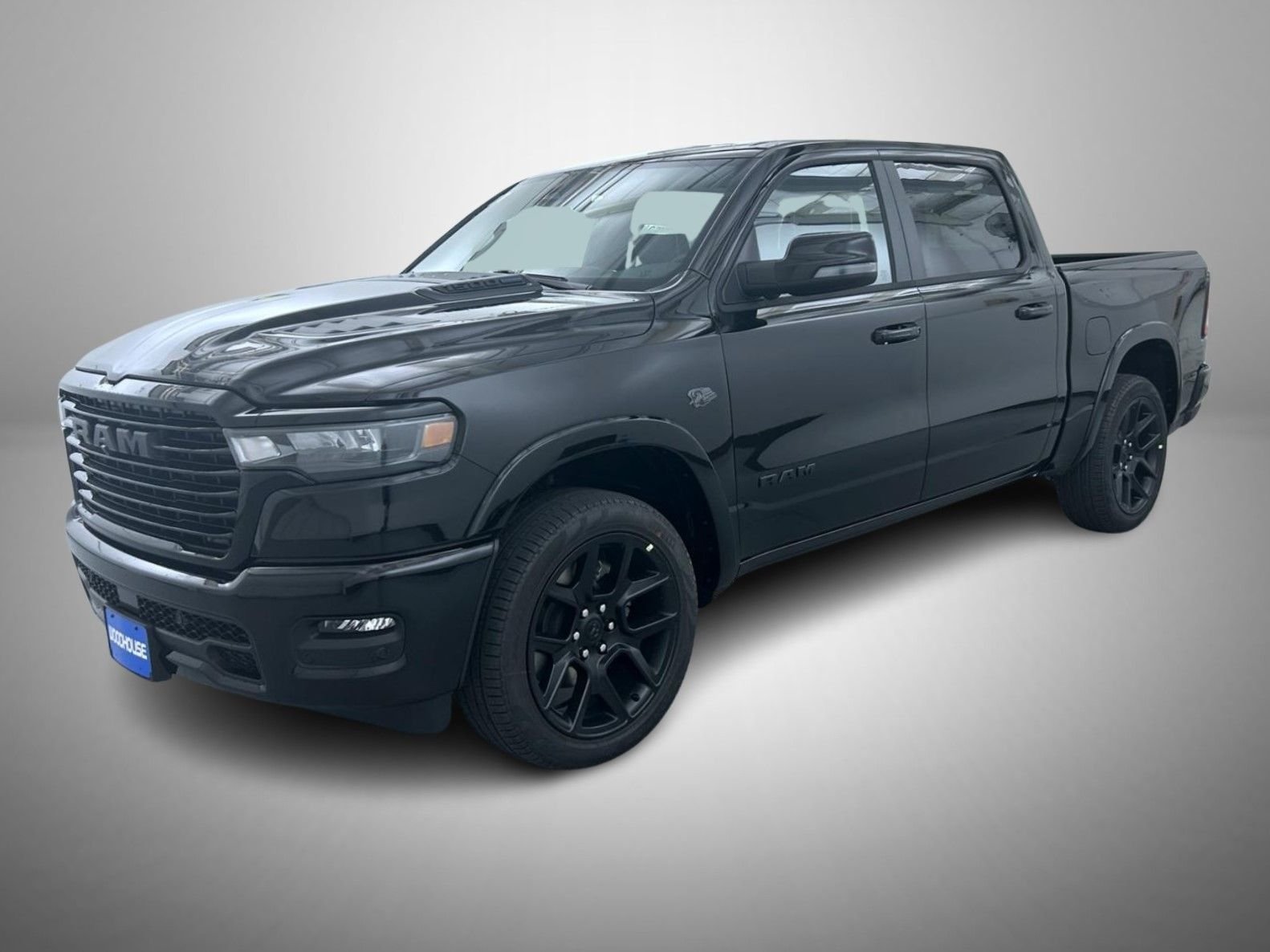 New 2027 Diamond Black Crystal Pearl-Coat Exterior Paint RAM Laramie image 1